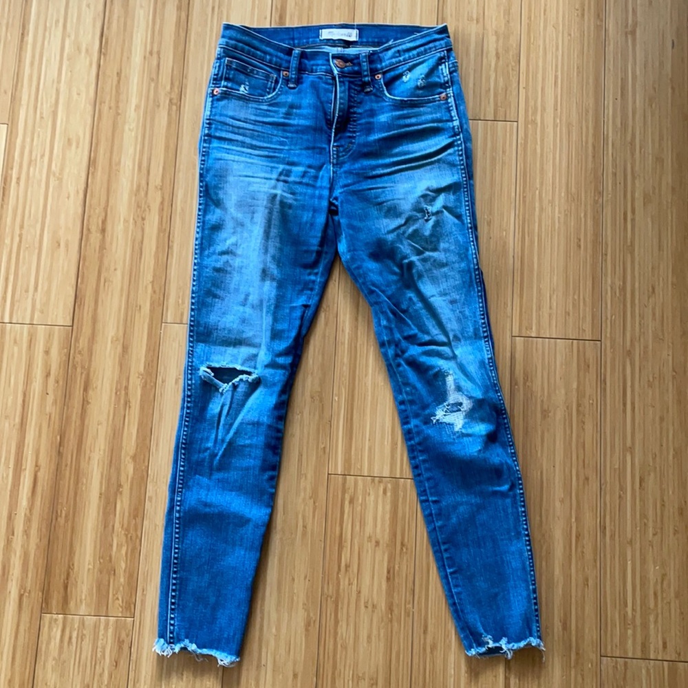 Madewell 9” high rise skinny